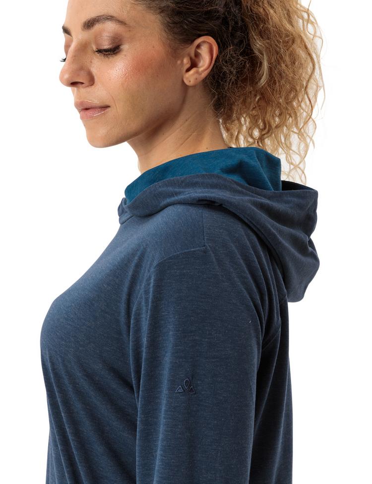 VAUDE VAUDE Women's Mineo LS Hoody Sweatshirt Damen - dark sea - 1 | SportScheck