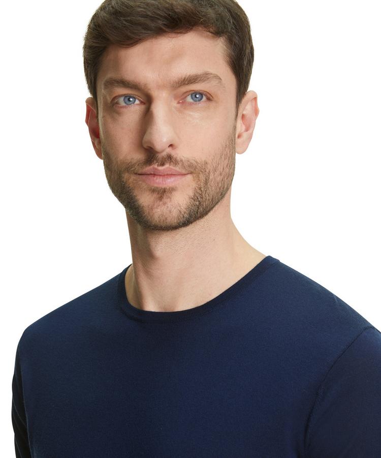 Falke Falke Merino Ultrafine T-Shirt Herren - space blue (6116) - 2 | SportScheck