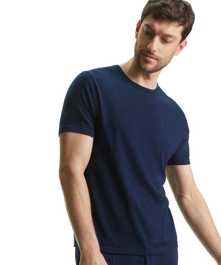 Falke Falke Merino Ultrafine T-Shirt Herren - space blue (6116) - 4 | SportScheck