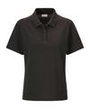 Falke Pima Piqu&eacute; Boxy Poloshirt Damen - black (3000)