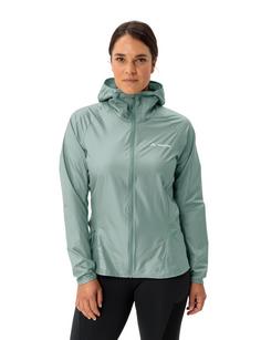 Rückansicht von VAUDE Women's Scopi Wind Jacket Outdoorjacke Damen dusty fern