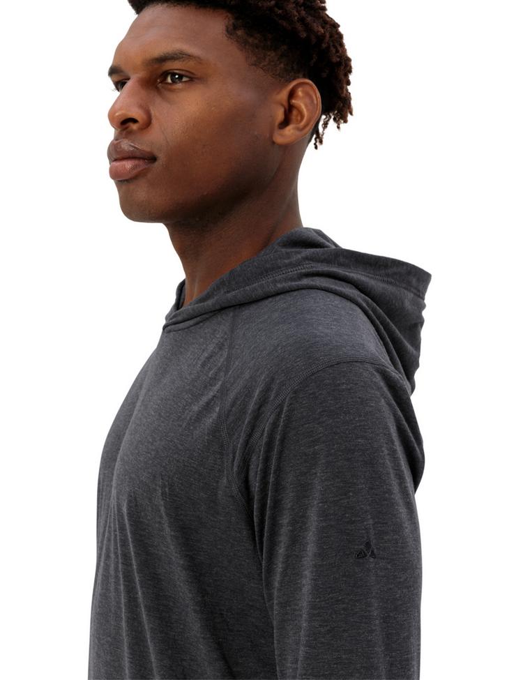 VAUDE VAUDE Men's Mineo LS Hoody Sweatshirt Herren - phantom black - 1 | SportScheck