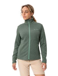 Rückansicht von VAUDE Women's Skomer Hiking SC Jacket Outdoorjacke Damen agave