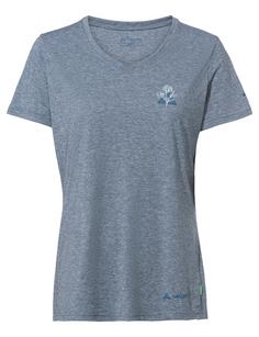 VAUDE Women's Skomer Print T-Shirt III T-Shirt Damen dark sea