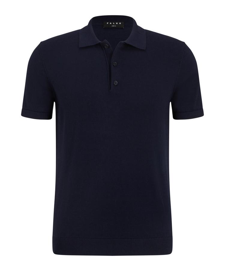 Falke Falke Cotton Polo Shirt Poloshirt Herren - night sky (6437) - 0 | SportScheck