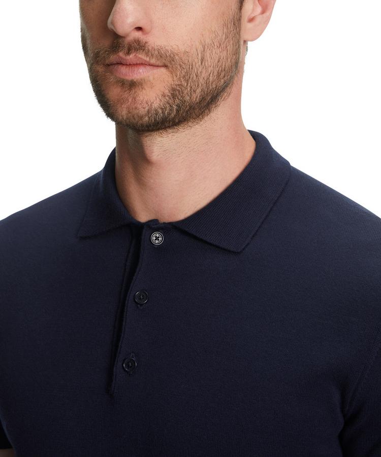 Falke Falke Cotton Polo Shirt Poloshirt Herren - night sky (6437) - 3 | SportScheck