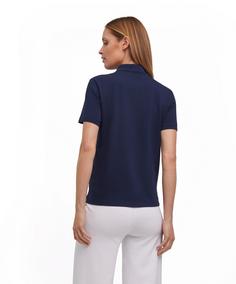 Rückansicht von Falke Polo Shirt Poloshirt Damen space blue (6116)