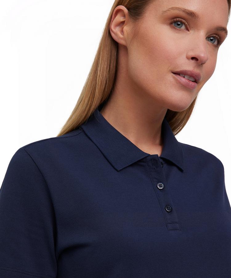 Falke Falke Pima Piqu&eacute; Boxy Poloshirt Damen - space blue (6116) - 2 | SportScheck