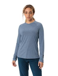 Rückansicht von VAUDE Women's Skomer LS T-Shirt III T-Shirt Damen shore blue