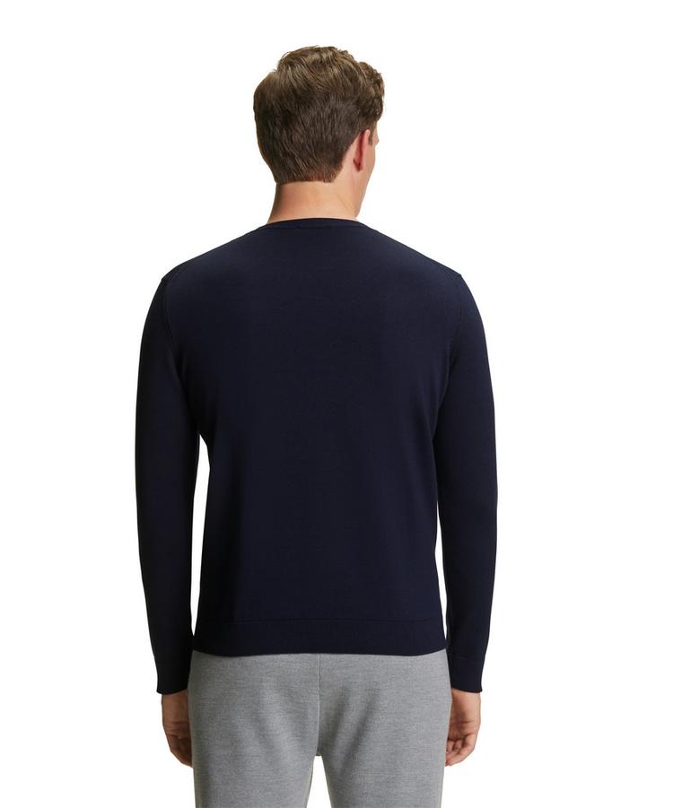 Falke Falke Cotton Crew Neck Strickpullover Herren - night sky (6437) - 0 | SportScheck