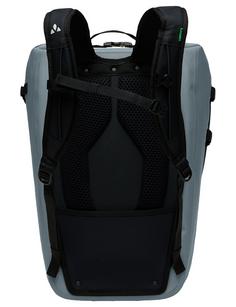 Rückansicht von VAUDE Proof Transformer 26 Fahrradtasche heron
