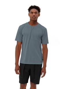 Rückansicht von VAUDE Men's Adlux Shirt T-Shirt Herren heron