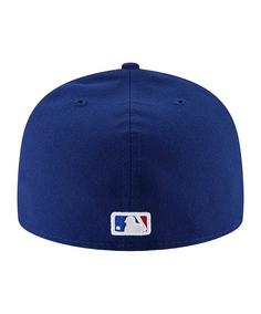 Rückansicht von New Era Texas Rangers Authentic 59Fifty Cap Cap blau