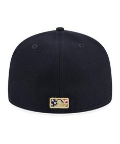 Rückansicht von New Era Los Angeles Dodgers 4th 59Fifty Cap Cap blau