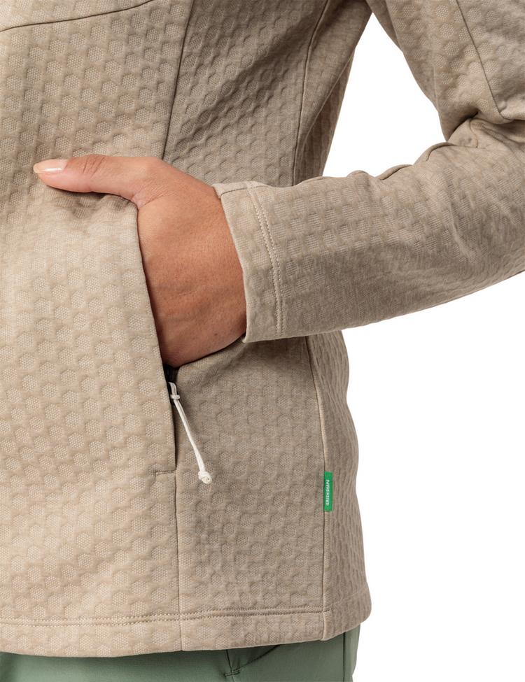 VAUDE VAUDE Women's Skomer Hiking Hoody Outdoorjacke Damen - linen - 0 | SportScheck