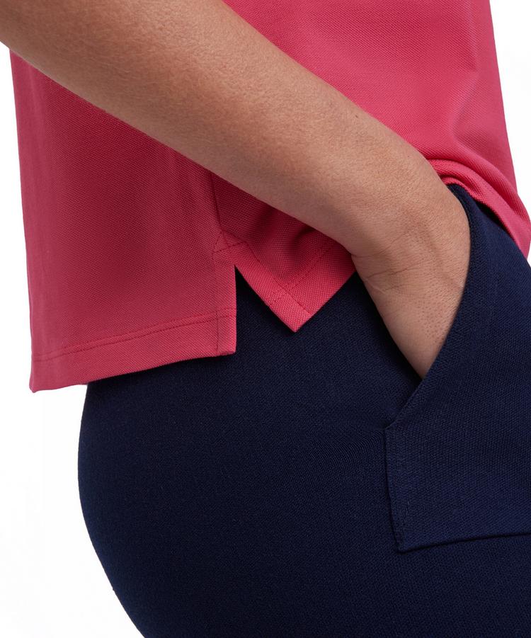 Falke Falke Pima Piqu&eacute; Boxy Polo Poloshirt Damen - fuchsia (8856) - 2 | SportScheck