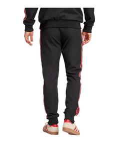 Rückansicht von adidas Manchester United Icon Trainingshose Trainingshose schwarz