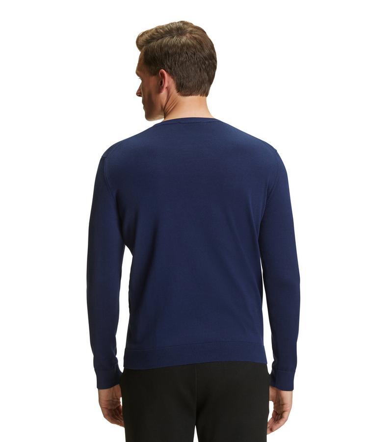 Falke Falke Cotton Crew Neck Strickpullover Herren - night blue (6578) - 0 | SportScheck