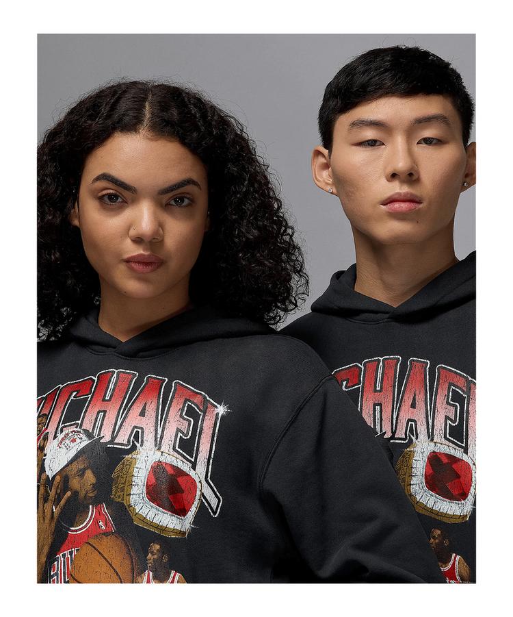 Nike Nike Flight Fleece Graphic Hoody Sweatshirt Herren - schwarz - 2 | SportScheck