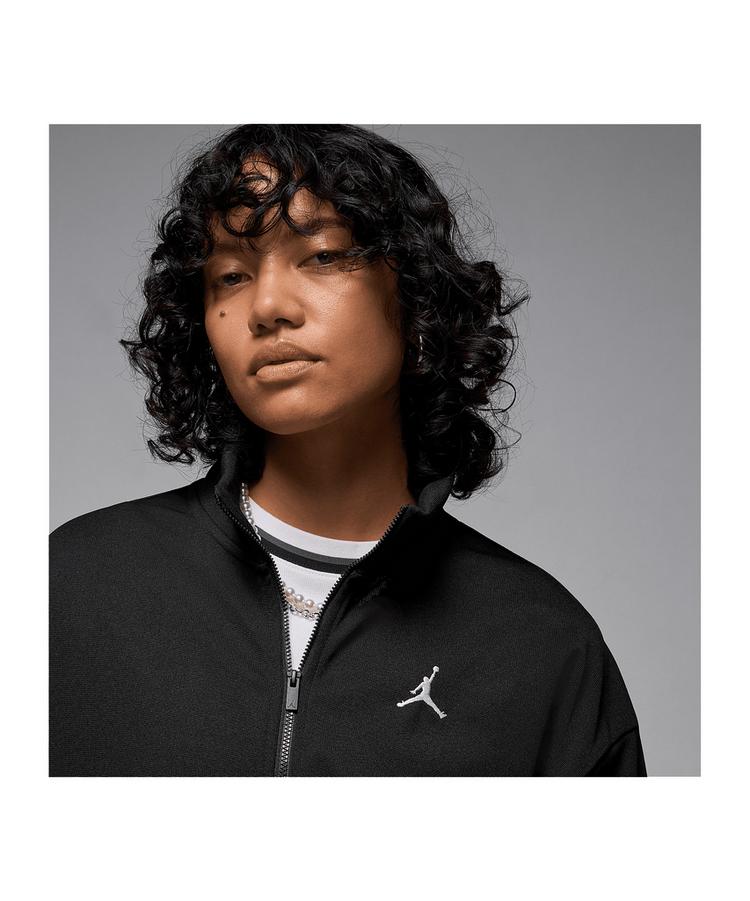 Nike Nike Knit Jacket Jacke Damen Sweatjacke Damen - schwarzweiss - 0 | SportScheck