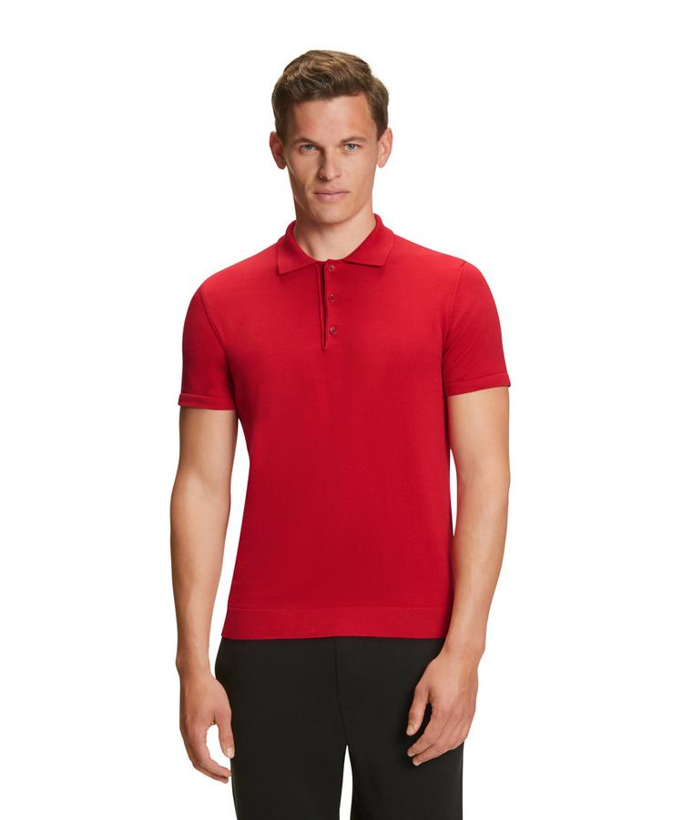 Falke Falke Cotton Polo Shirt Poloshirt Herren - red pepper (8074) - 0 | SportScheck