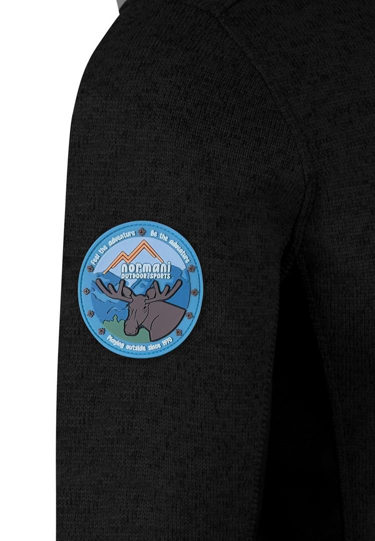 normani Outdoor Sports normani Outdoor Sports Tathlina Strickjacke Kinder - Schwarz - 4 | SportScheck