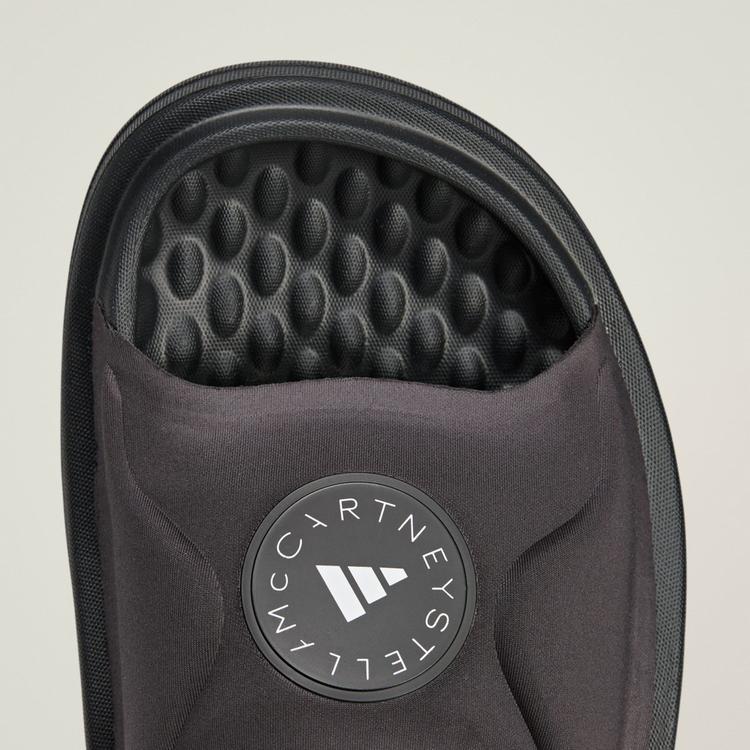 adidas adidas adidas by Stella McCartney Badeschlappen Badelatschen Damen - Core Black / Core Black / Core Black - 6 | SportScheck