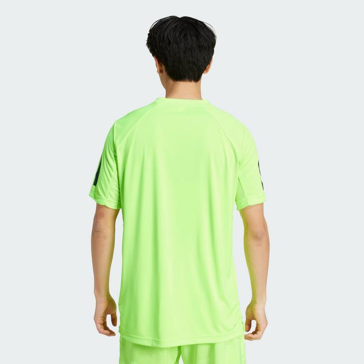 adidas adidas Club Tennis CLIMACOOL 3-Streifen T-Shirt Funktionsshirt Herren - Lucid Lemon - 1 | SportScheck