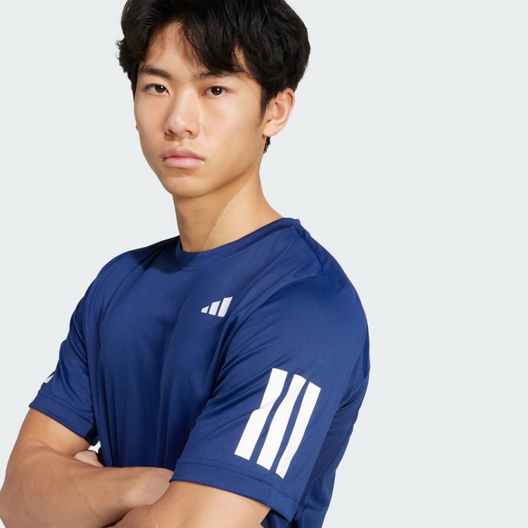 adidas adidas Club Tennis CLIMACOOL 3-Streifen T-Shirt Funktionsshirt Herren - Dark Blue - 2 | SportScheck