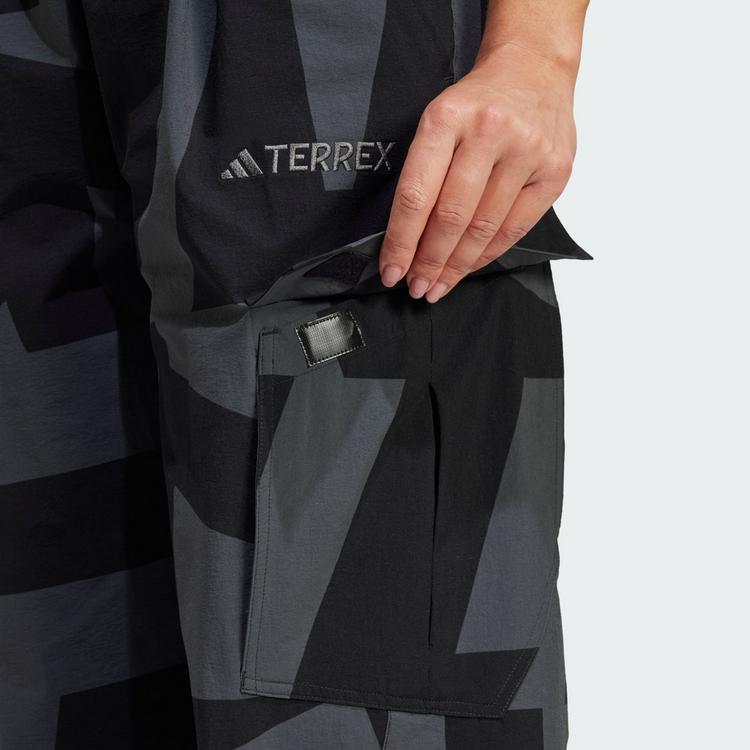 adidas adidas TERREX Xploric Printed Cargohose Wanderhose Damen - Black / Carbon - 1 | SportScheck
