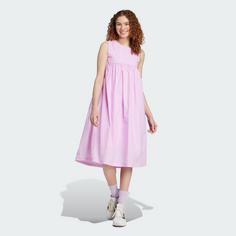 Rückansicht von adidas City Escape Summer Kleid Kleid Damen Bliss Lilac