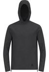 Odlo ESSENTIAL Laufhoodie Herren - dark grey melange(10734)