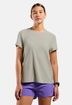 Rückansicht von Odlo Laufshirt Damen agate gray(10867)