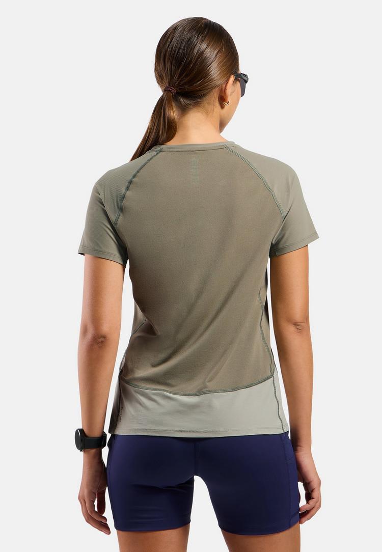 Odlo Odlo Laufshirt Damen - agate gray - vetiver(10871) - 1 | SportScheck