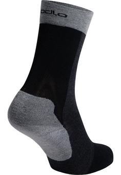 Rückansicht von Odlo Wandersocken black odlo graphite grey(60212)