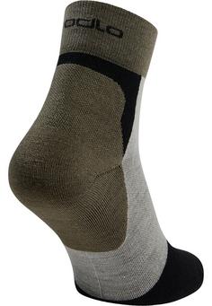 Rückansicht von Odlo Wandersocken black agate gray(60316)