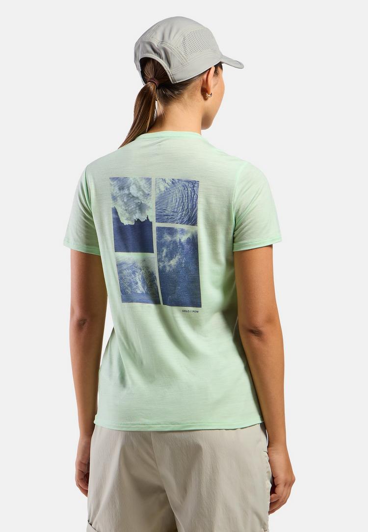 Odlo Odlo ODLO X POW MERINO TENCEL Funktionsshirt Damen - ambrosia melange(40456) - 1 | SportScheck