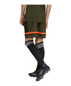 Rückansicht von adidas Squadra 25 Short Kids Fußballshorts Kinder gruenschwarz