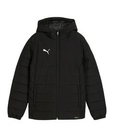 PUMA teamAdditions Kapuzenjacke Kids Trainingsjacke Kinder schwarz