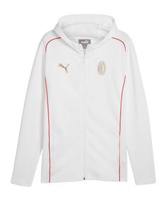 PUMA AC Mailand Casual Kapuzenjacke Trainingsjacke weissrot