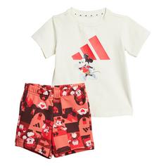 adidas ADIDAS DISNEY MICKY MAUS T-SHIRT-SET Trainingsanzug Kinder Off White / Pure Ruby