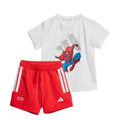 adidas ADIDAS MARVEL SPIDER-MAN T-SHIRT-SET Trainingsanzug Kinder White / Grey Two