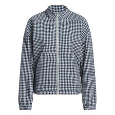 adidas Ultimate365 Gingham Jacke Trainingsjacke Damen Collegiate Navy / Wonder Silver
