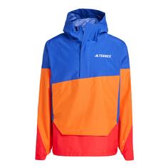 adidas Terrex Xploric 2.5L Climaproof Anorak Winterjacke Herren Semi Lucid Blue / Semi Impact Orange / Pure Ruby