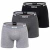 Boss Boxershort Unterhose Herren - Grau