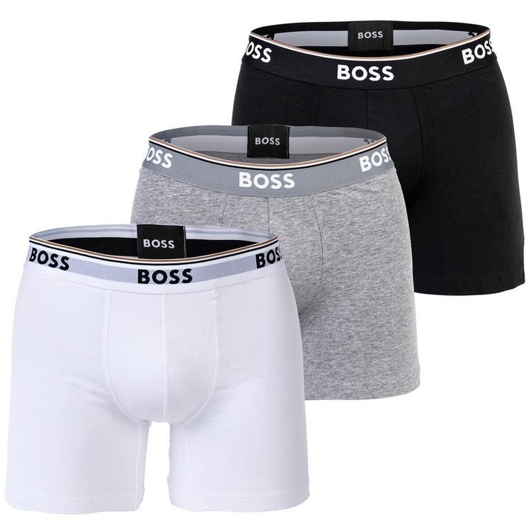 Boss Boss Boxershort Unterhose Herren - Wei&szlig;/Grau/Schwarz - 0 | SportScheck
