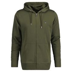 GANT Sweatjacke Sweatjacke Herren Grün (Moss Green)
