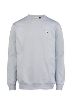 Cleptomanicx Embro Gull Sweatshirt Herren Arctic Ice