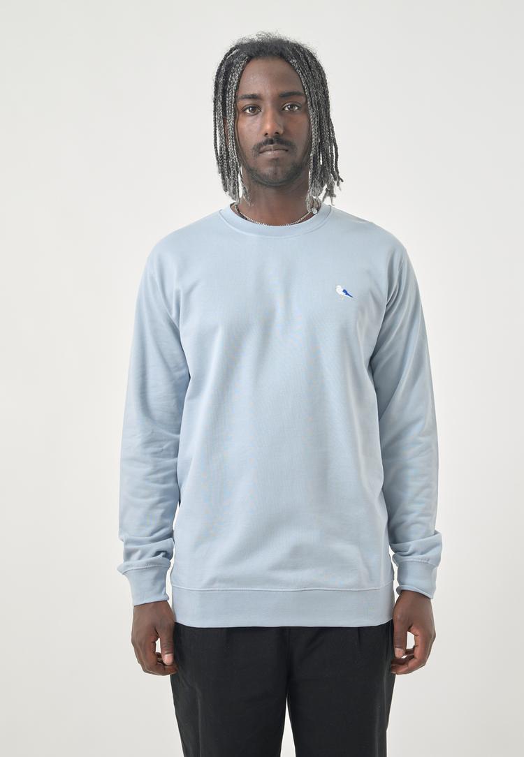 Cleptomanicx Cleptomanicx Embro Gull Sweatshirt Herren - Arctic Ice - 0 | SportScheck