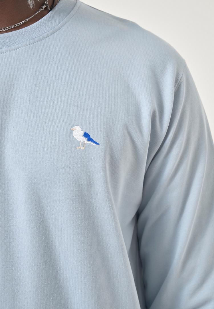 Cleptomanicx Cleptomanicx Embro Gull Sweatshirt Herren - Arctic Ice - 1 | SportScheck